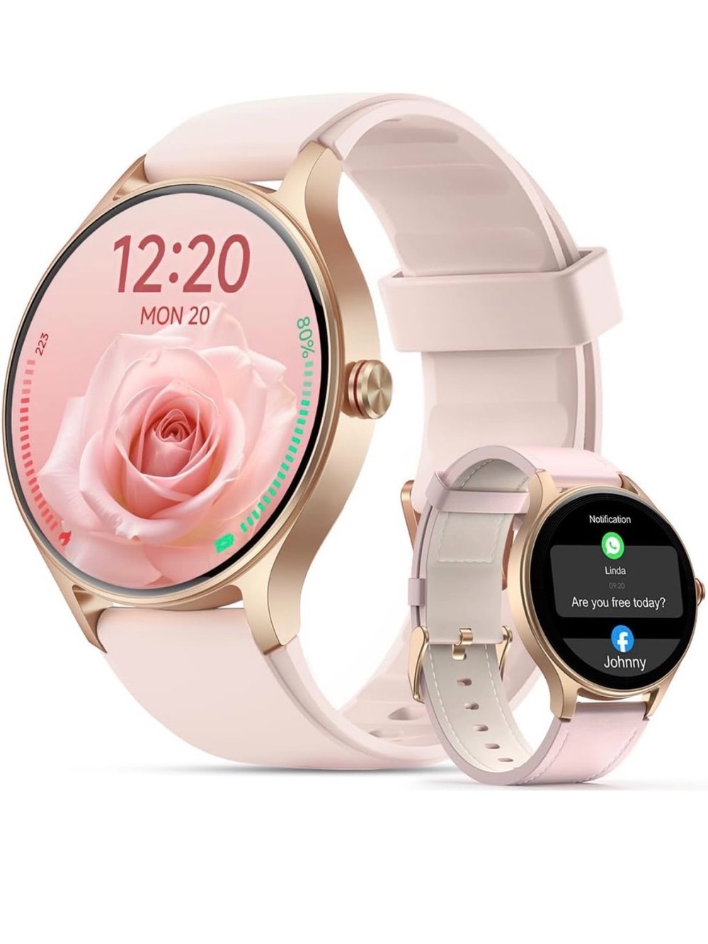 Smart Fitness Smartwatch - Pink Gold